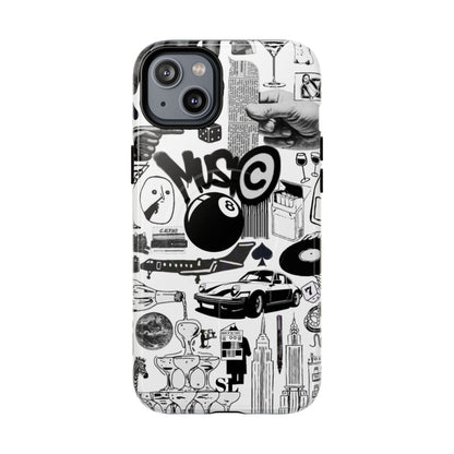 Black and White MagSafe Case