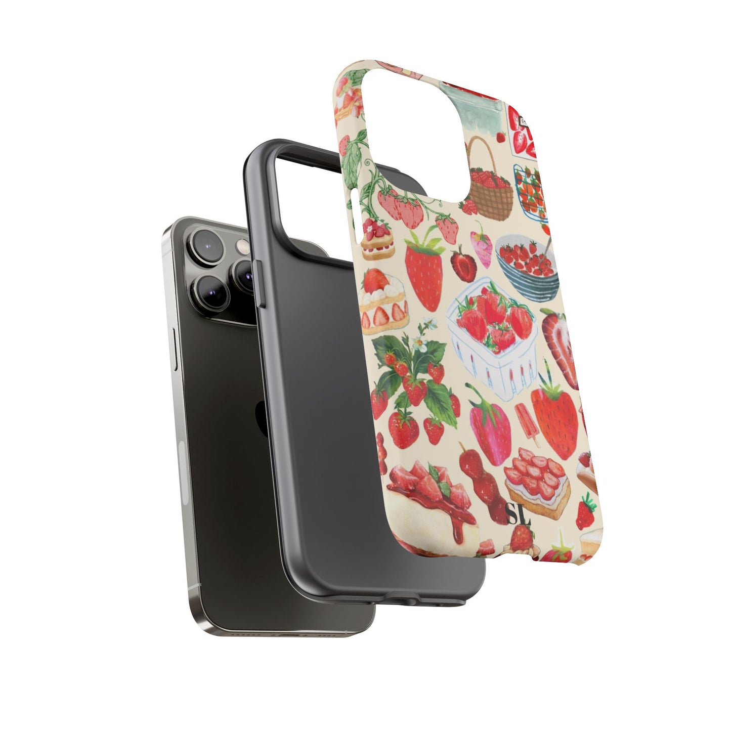 Strawberry Collage iPhone Case