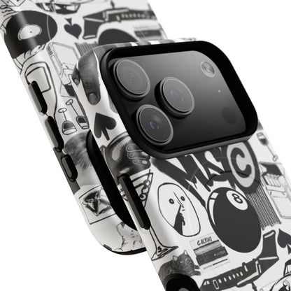 Black and White MagSafe Case