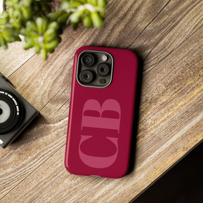 Berry Custom Initial iPhone Case