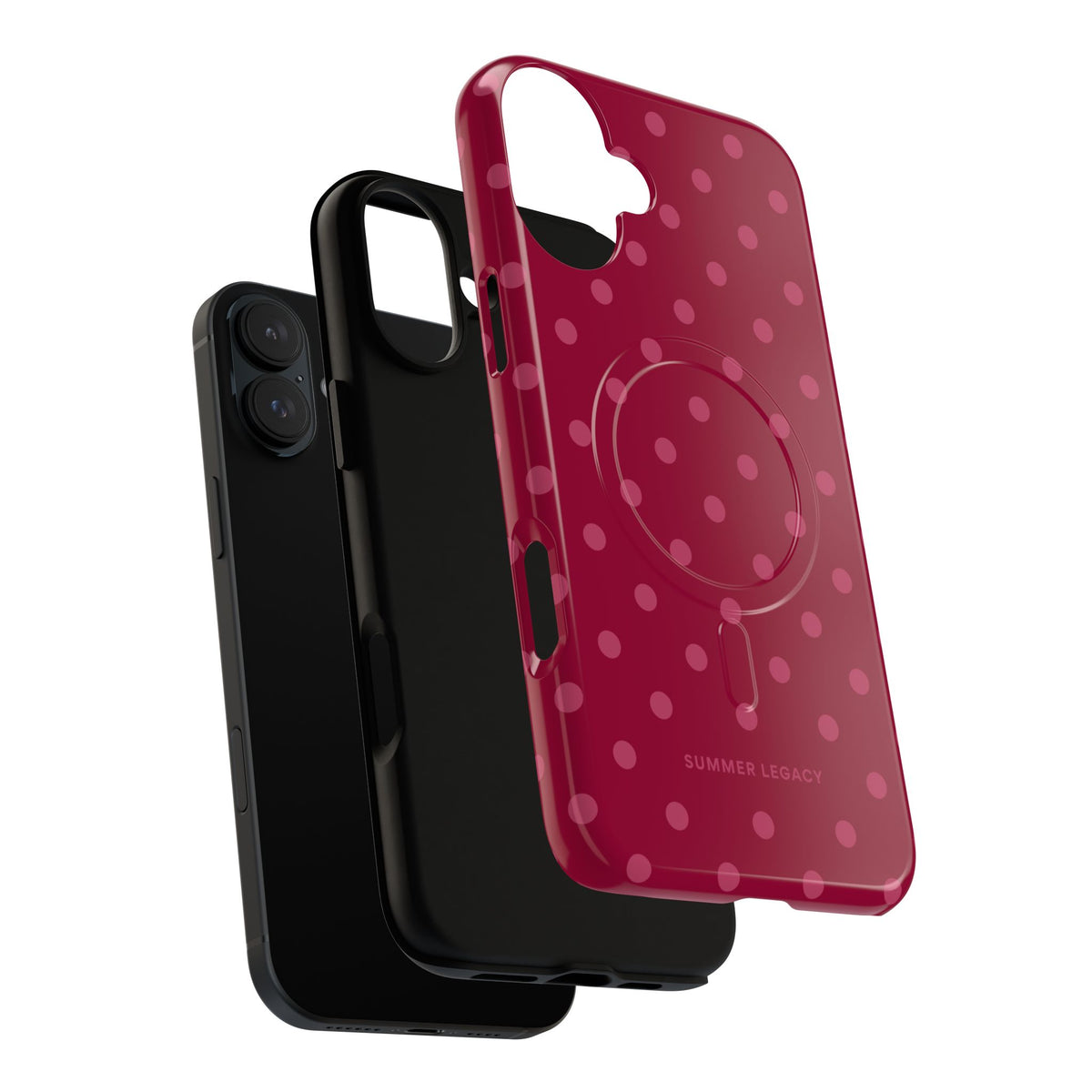 Berry Polka Dot MagSafe Case