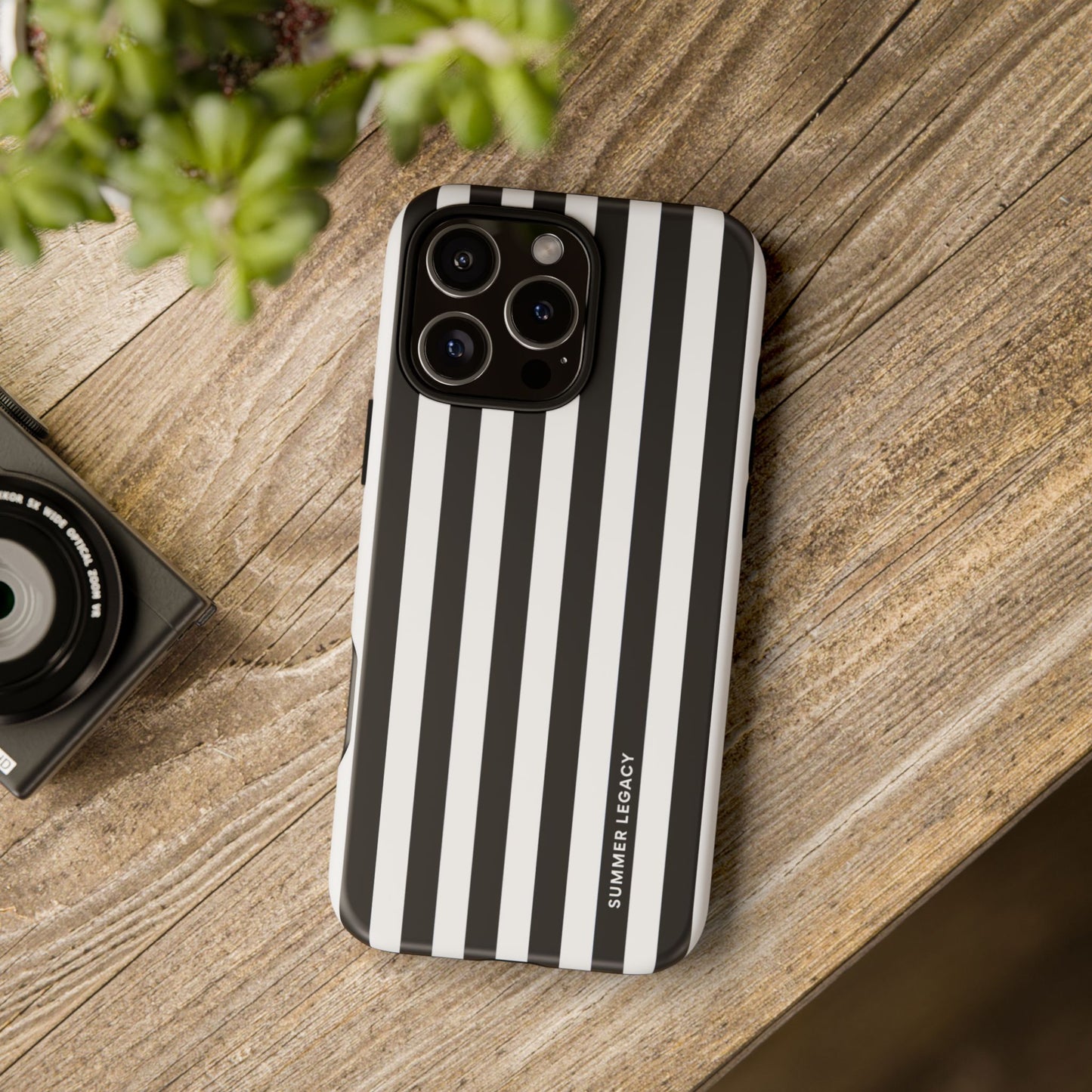 Ebony Stripe iPhone Case