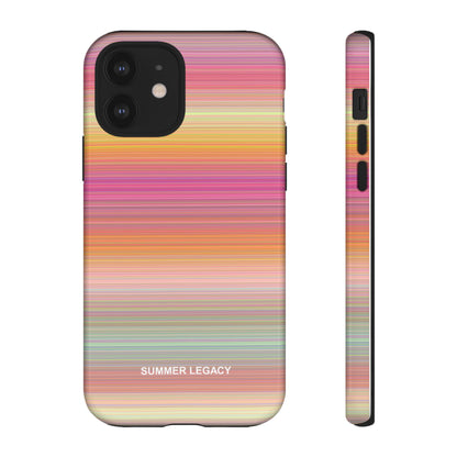 Champagne Ombre Stripe iPhone Case