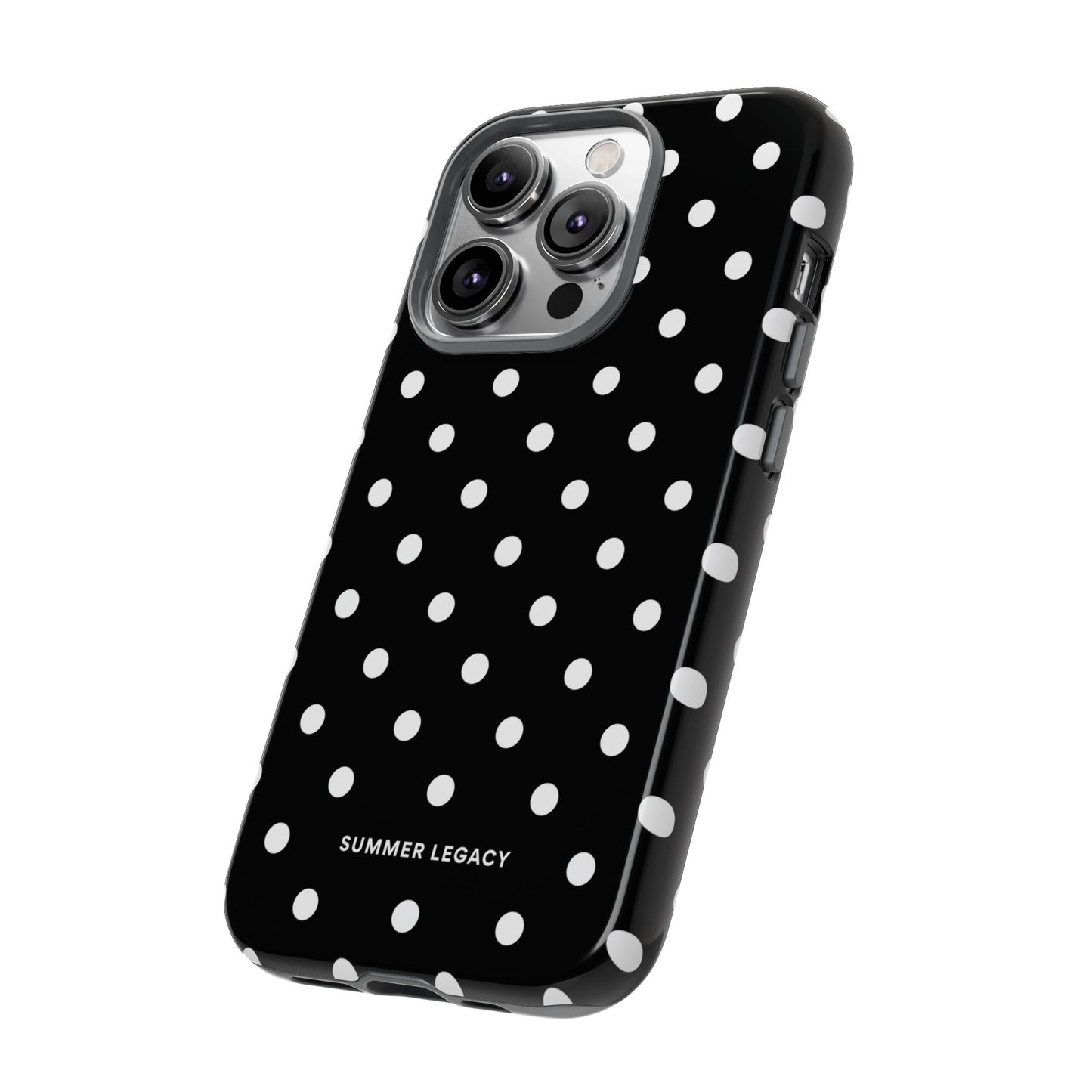 Ebony Polka Dot iPhone Case