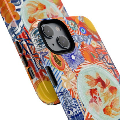 Navy Goldfish Bowl MagSafe Case