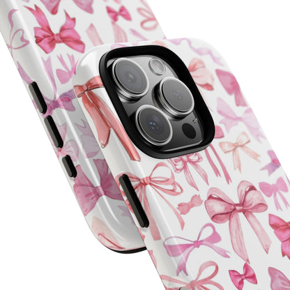 Pink Bows iPhone Case