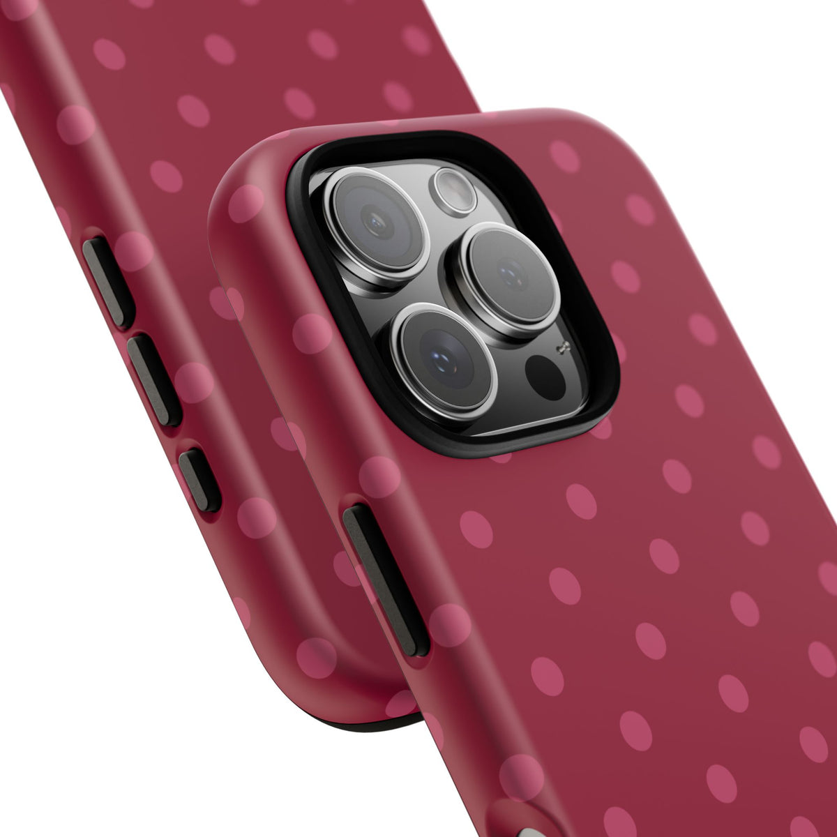 Berry Polka Dot iPhone Case
