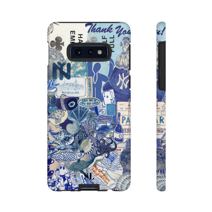 Blue Collage Samsung Case