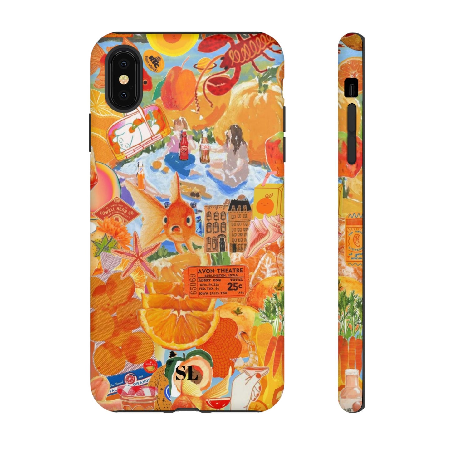 Orange Goldfish iPhone Case