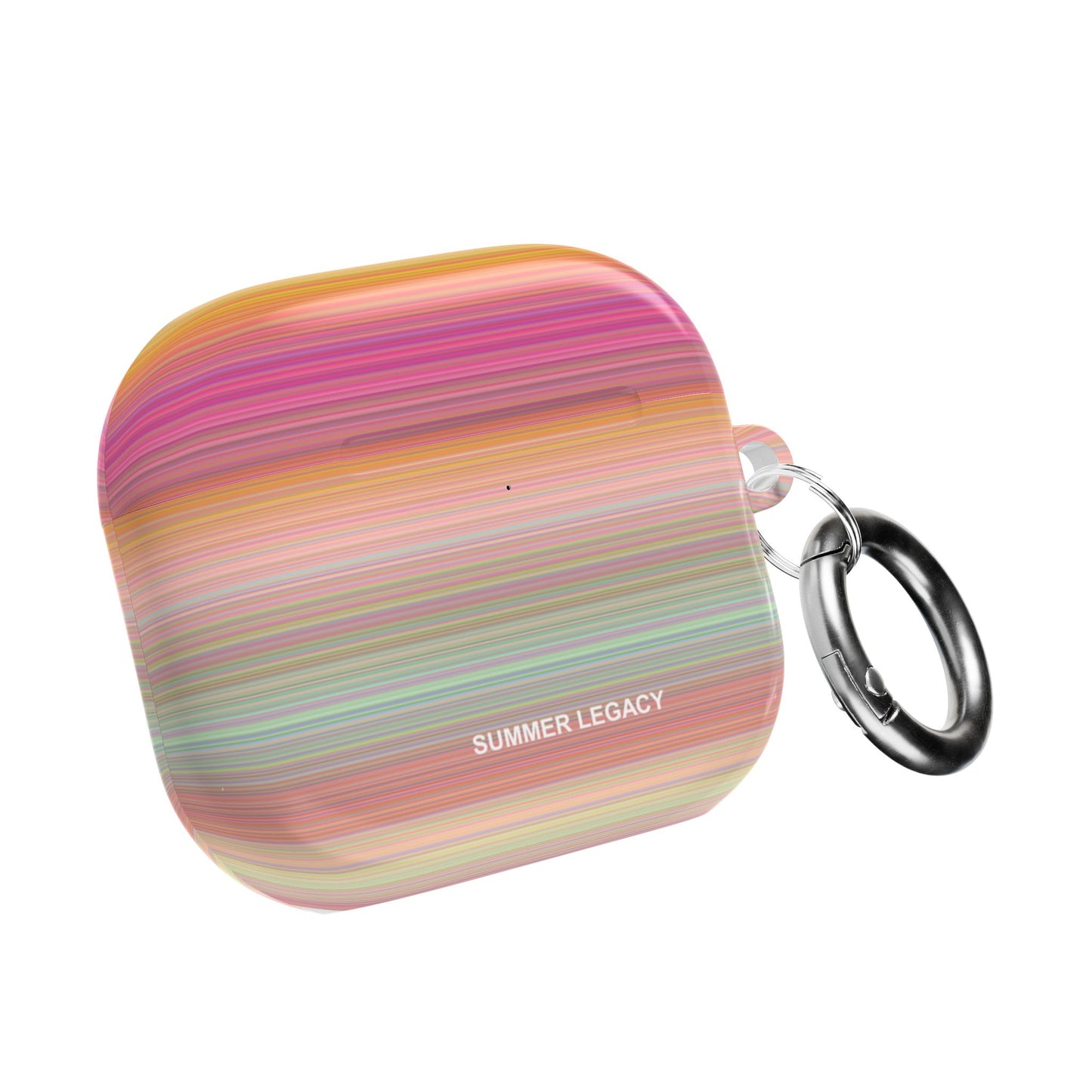 Champagne Ombre Stripe AirPod Case