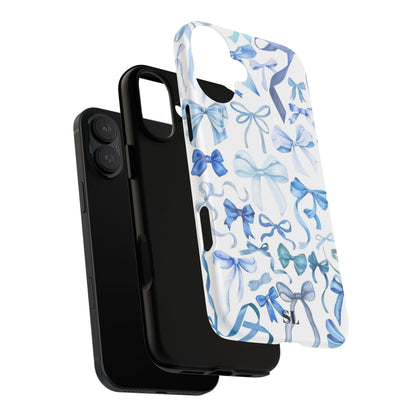 Blue Bows iPhone Case