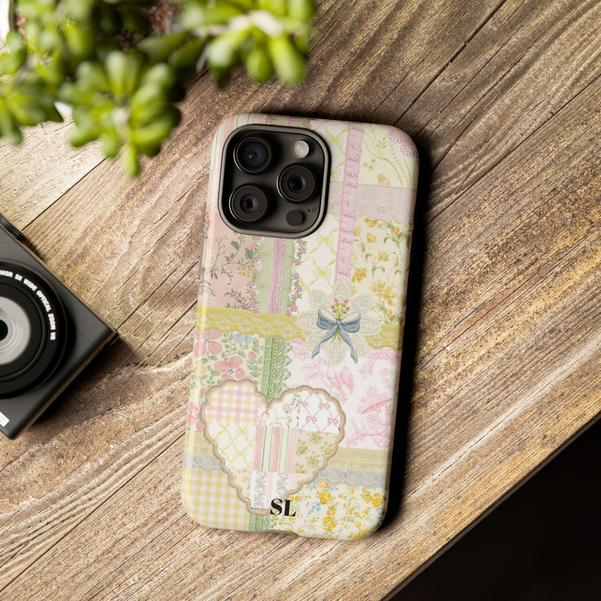 Garden Quilt Patchwork iPhone Case