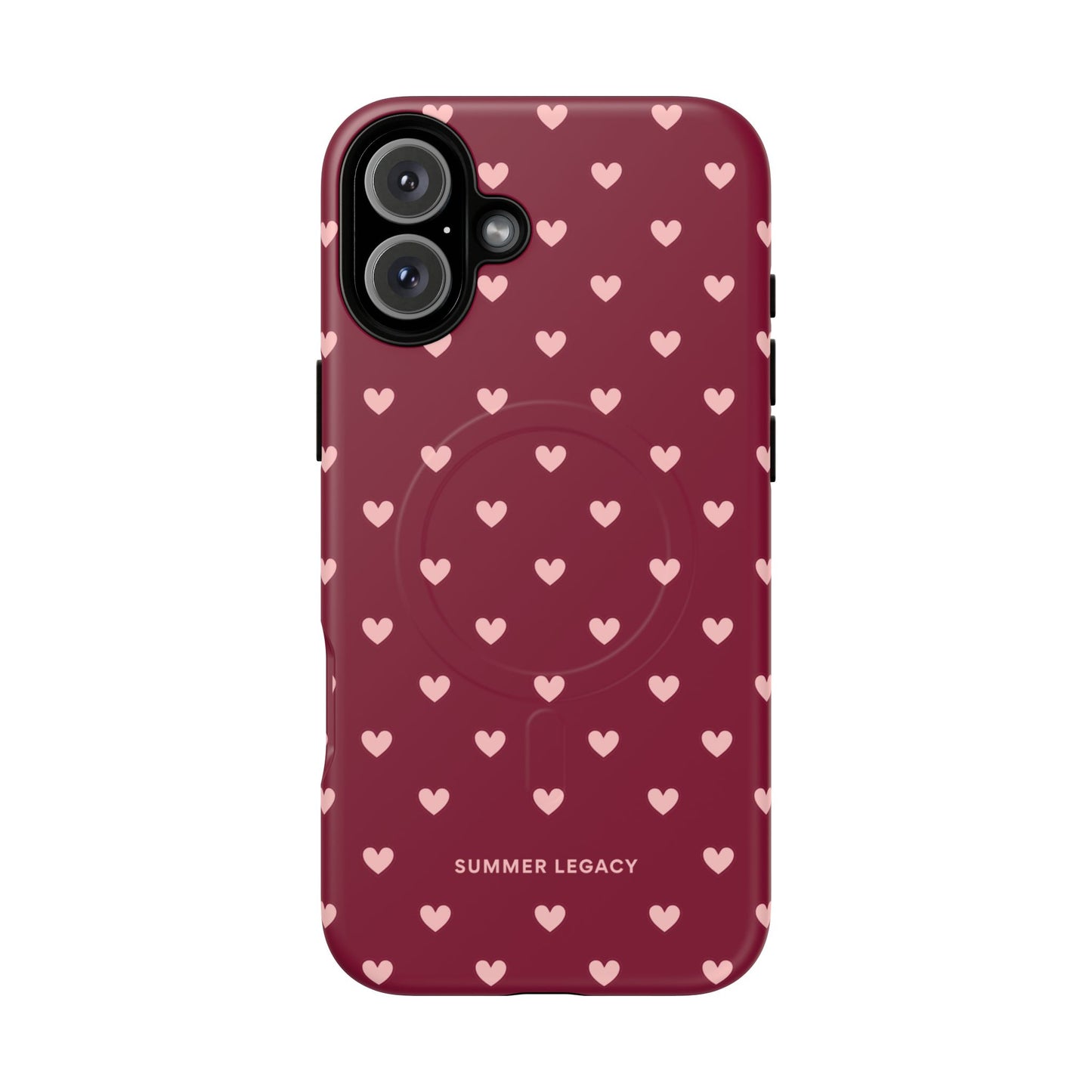 Berry Hearts MagSafe Case