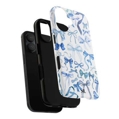 Blue Bows iPhone Case