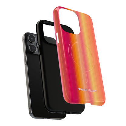 Amber Glow Ombre Stripe MagSafe Case