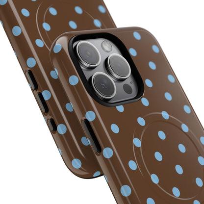 Mocha Polka Dot MagSafe Case