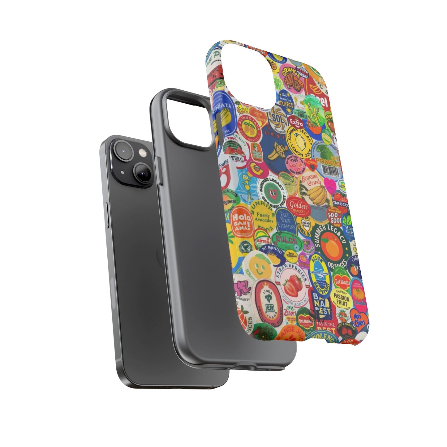 Fruit Stickers iPhone Case
