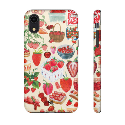 Strawberry Collage iPhone Case