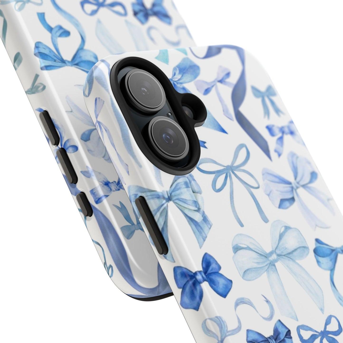 Blue Bows iPhone Case