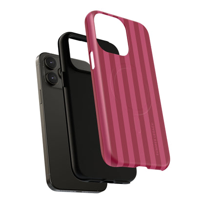 Berry Stripe MagSafe Case