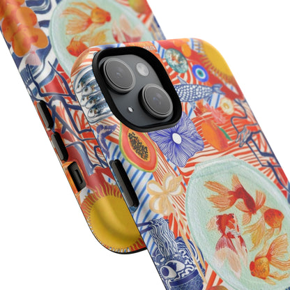 Navy Goldfish Bowl MagSafe Case