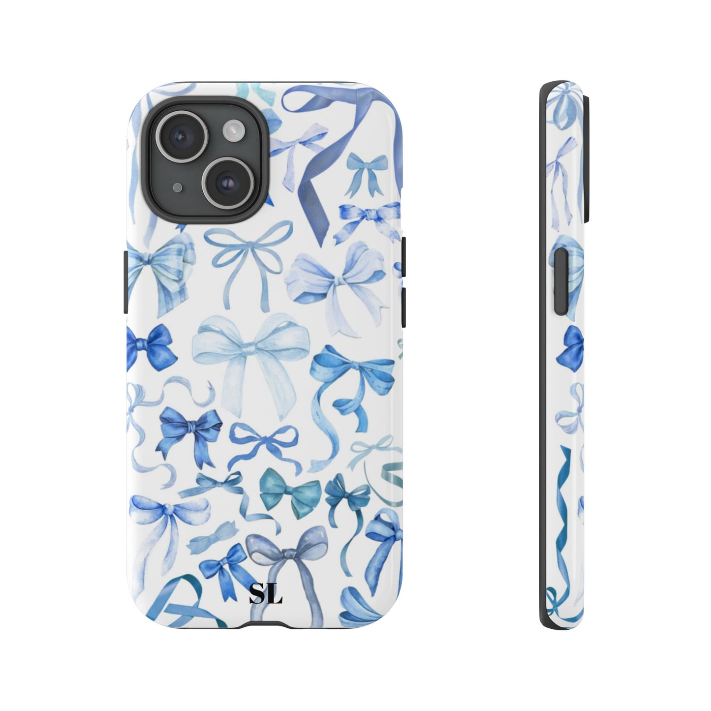 Blue Bows iPhone Case