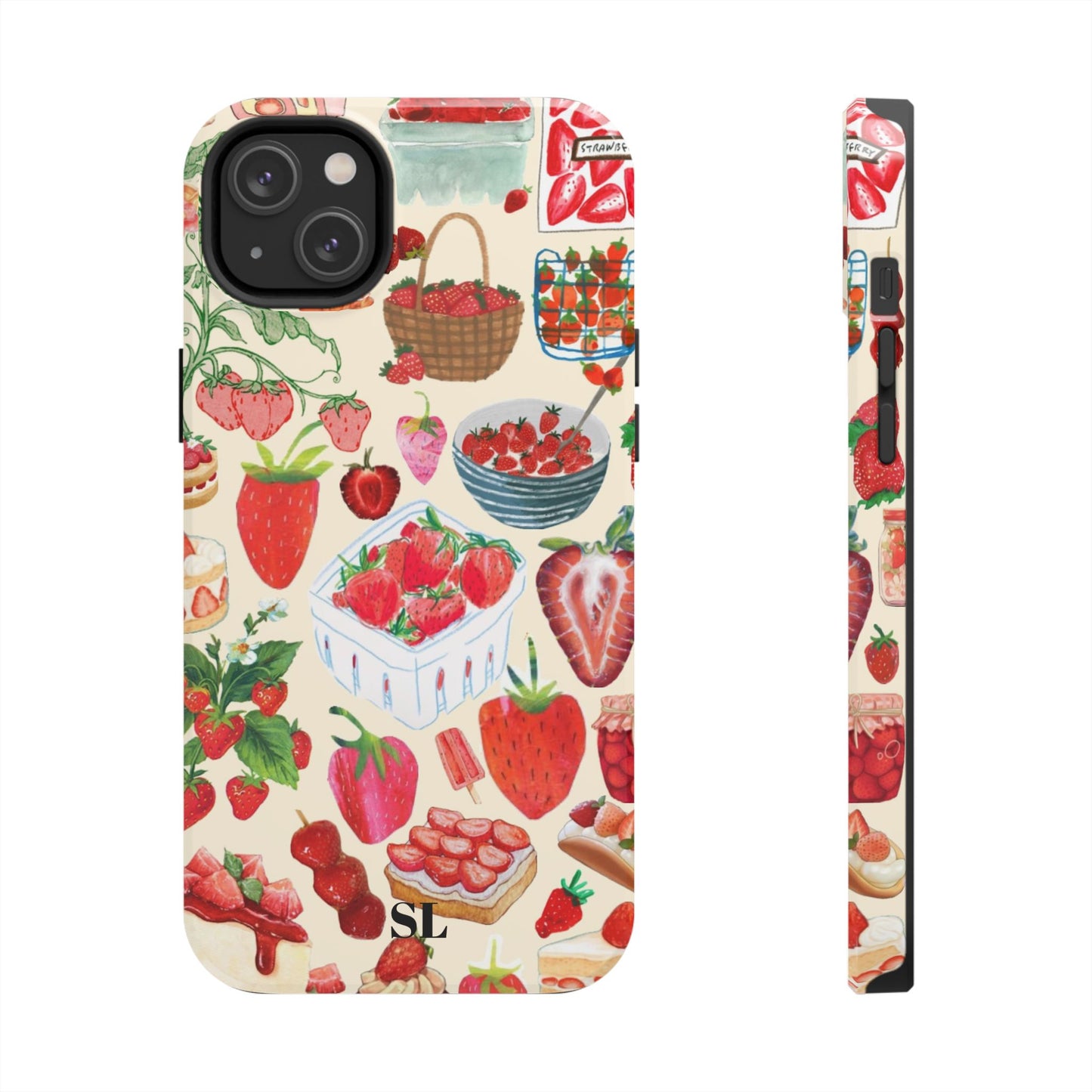 Strawberry Collage iPhone Case