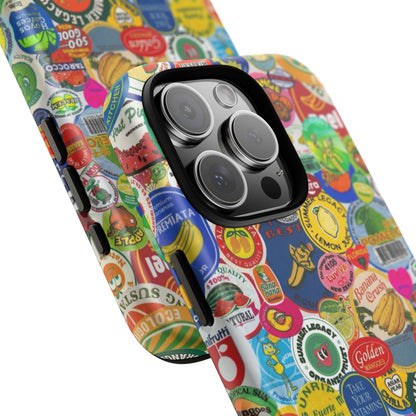 Fruit Stickers iPhone Case