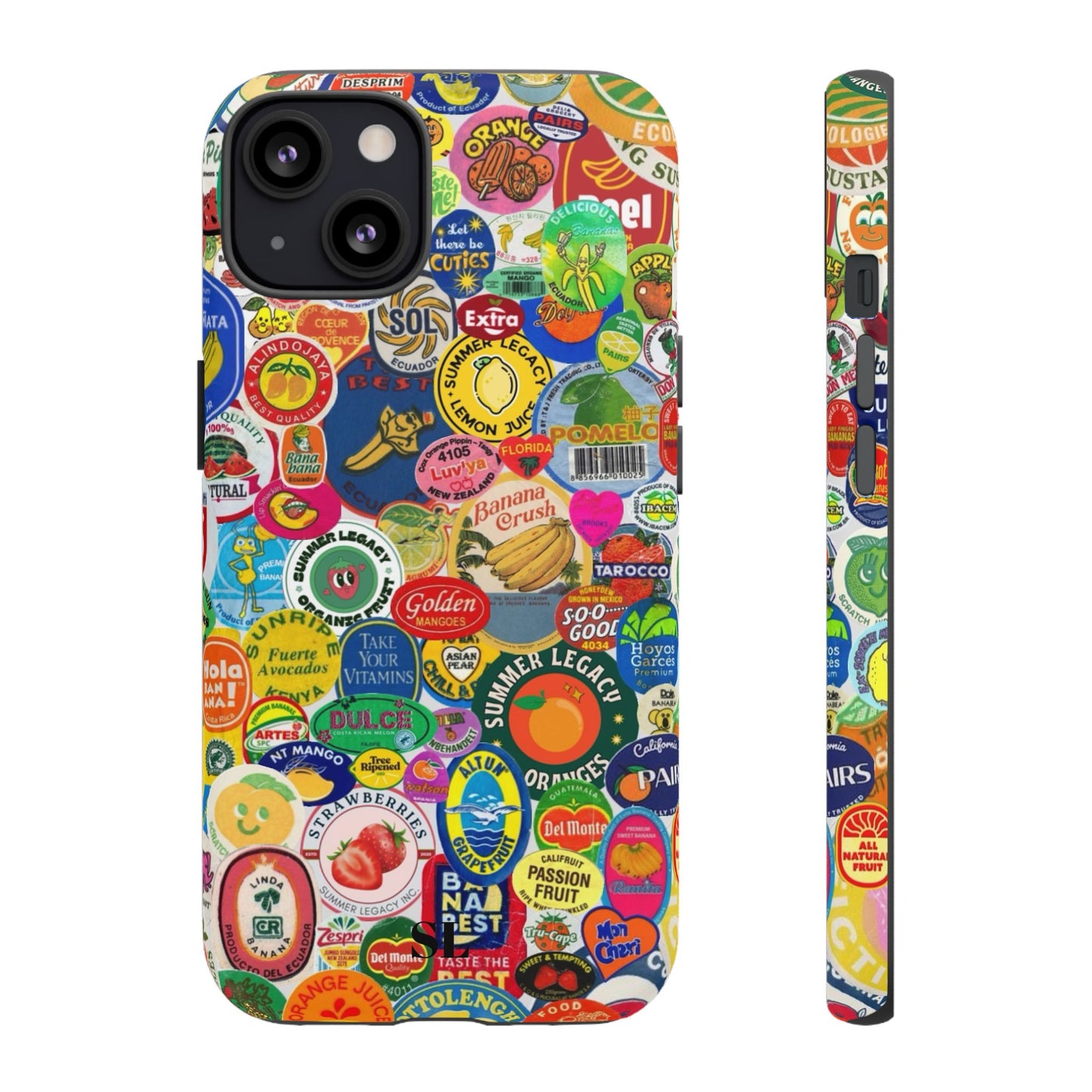 Fruit Stickers iPhone Case