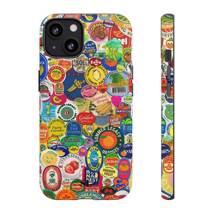 Fruit Stickers iPhone Case