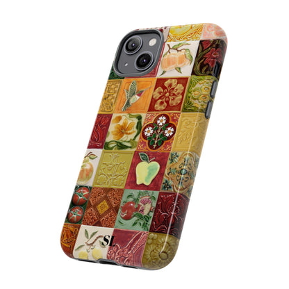 Orchard Mosaic Tiles iPhone Case