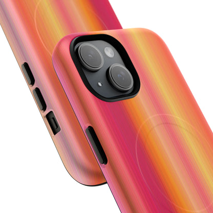 Amber Glow Ombre Stripe MagSafe Case