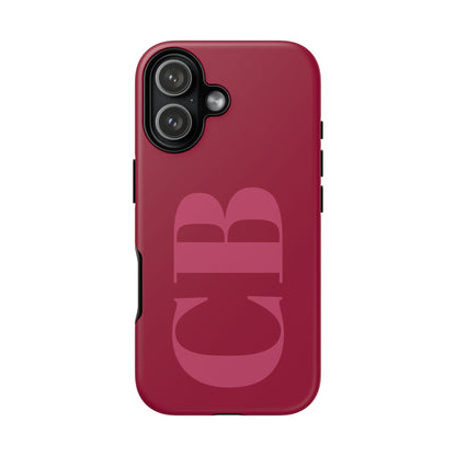 Berry Custom Initial iPhone Case