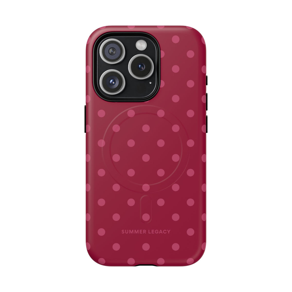Berry Polka Dot MagSafe Case