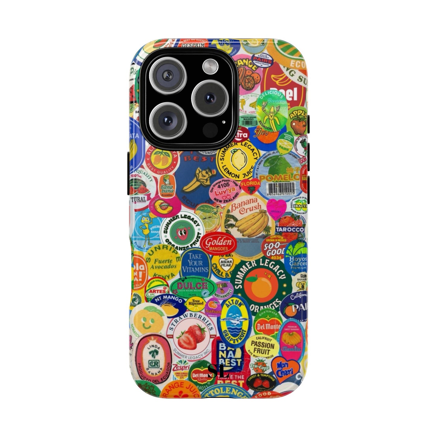 Fruit Stickers iPhone Case