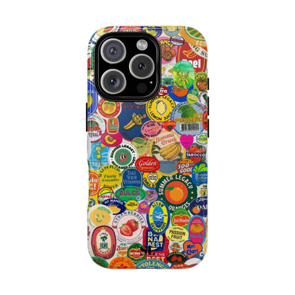 Fruit Stickers iPhone Case