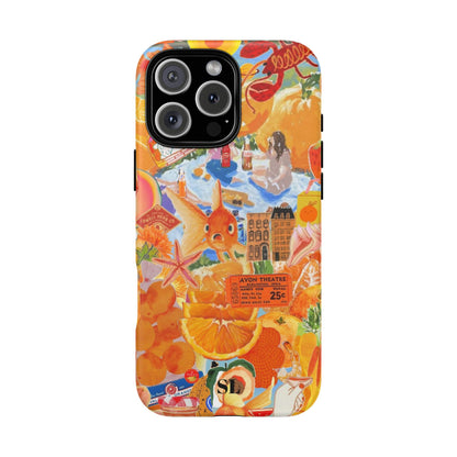 Orange Goldfish iPhone Case
