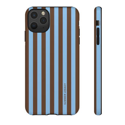 Mocha Stripe iPhone Case