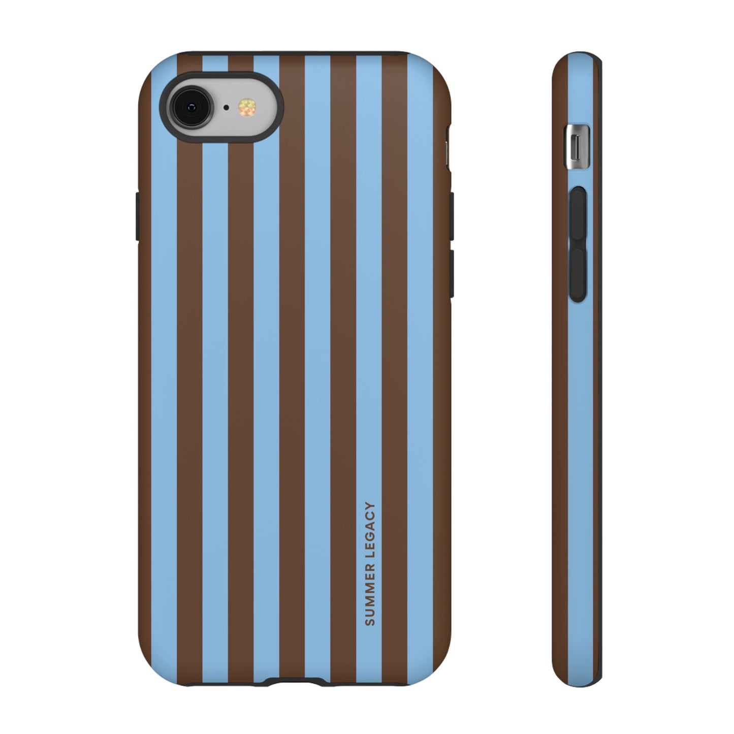 Mocha Stripe iPhone Case