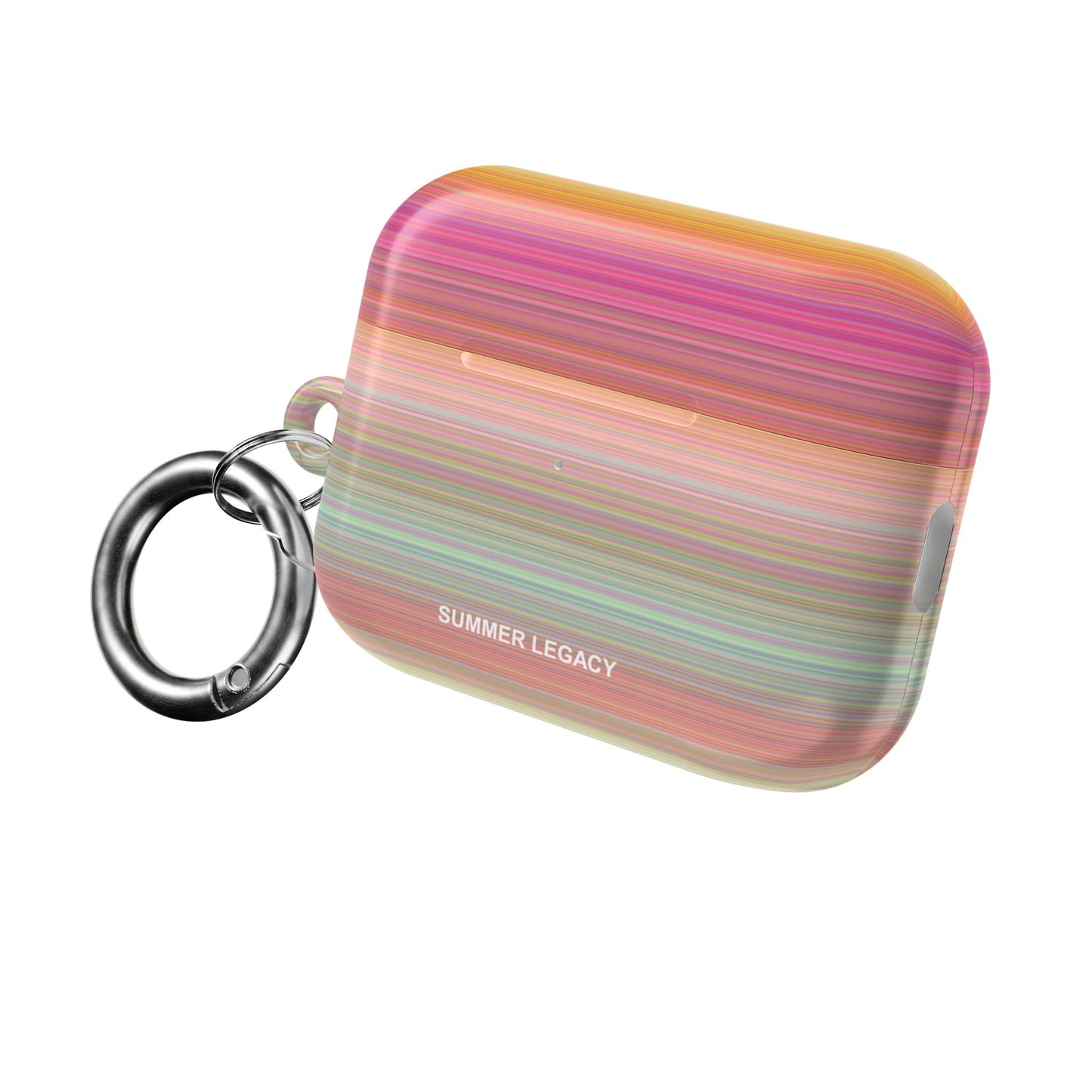Champagne Ombre Stripe AirPod Case