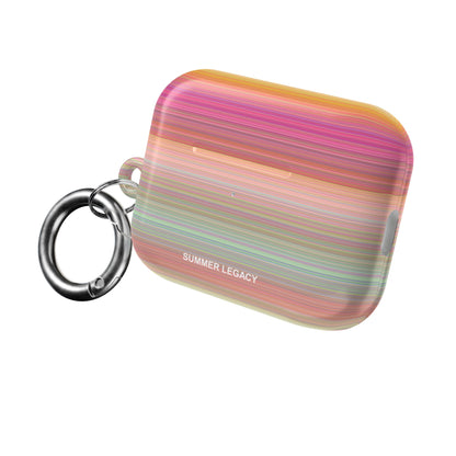 Champagne Ombre Stripe AirPod Case