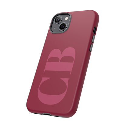 Berry Custom Initial iPhone Case