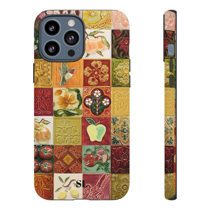 Orchard Mosaic Tiles iPhone Case