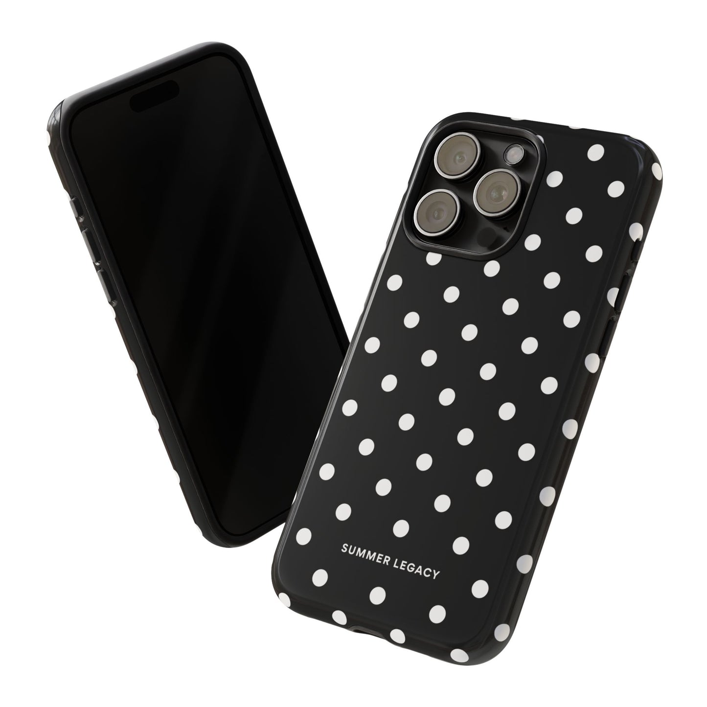 Ebony Polka Dot iPhone Case