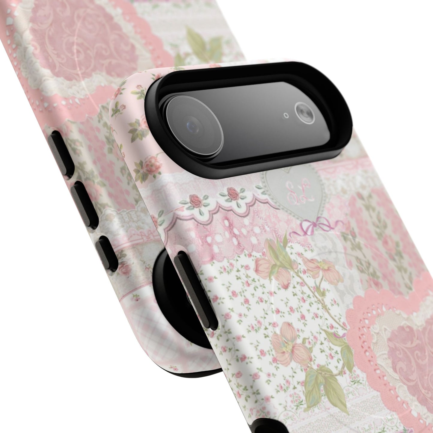 Blushing Floral Patchwork MagSafe Case
