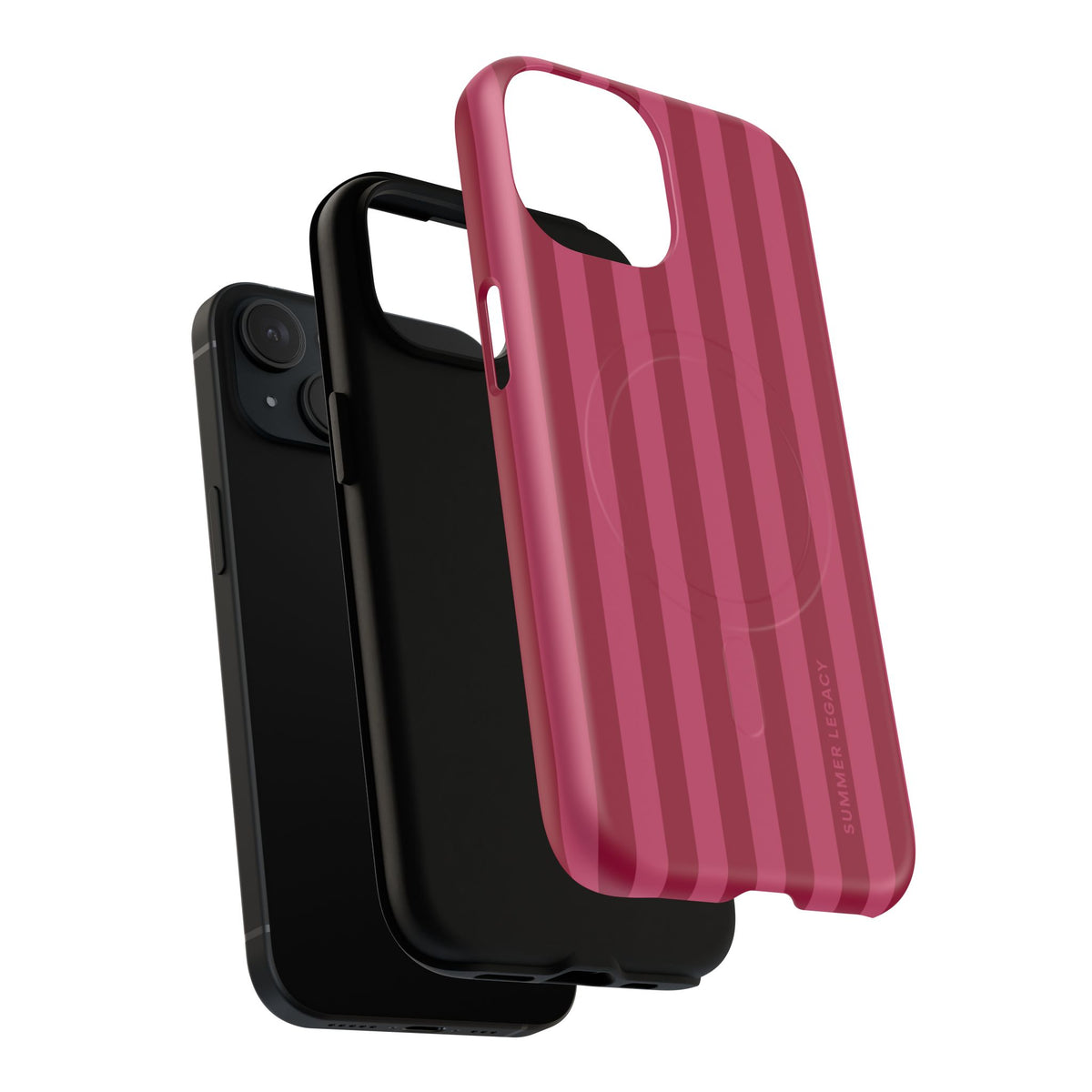 Berry Stripe MagSafe Case