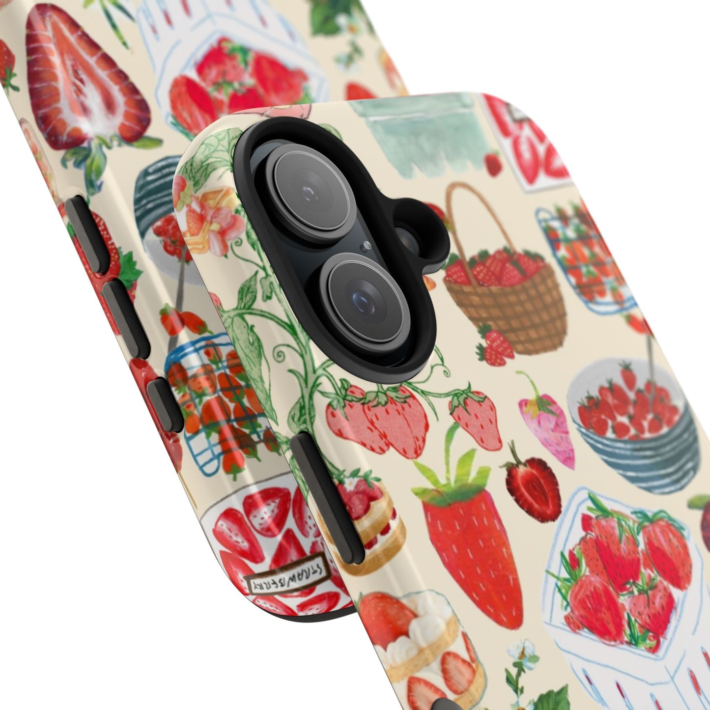 Strawberry Collage iPhone Case