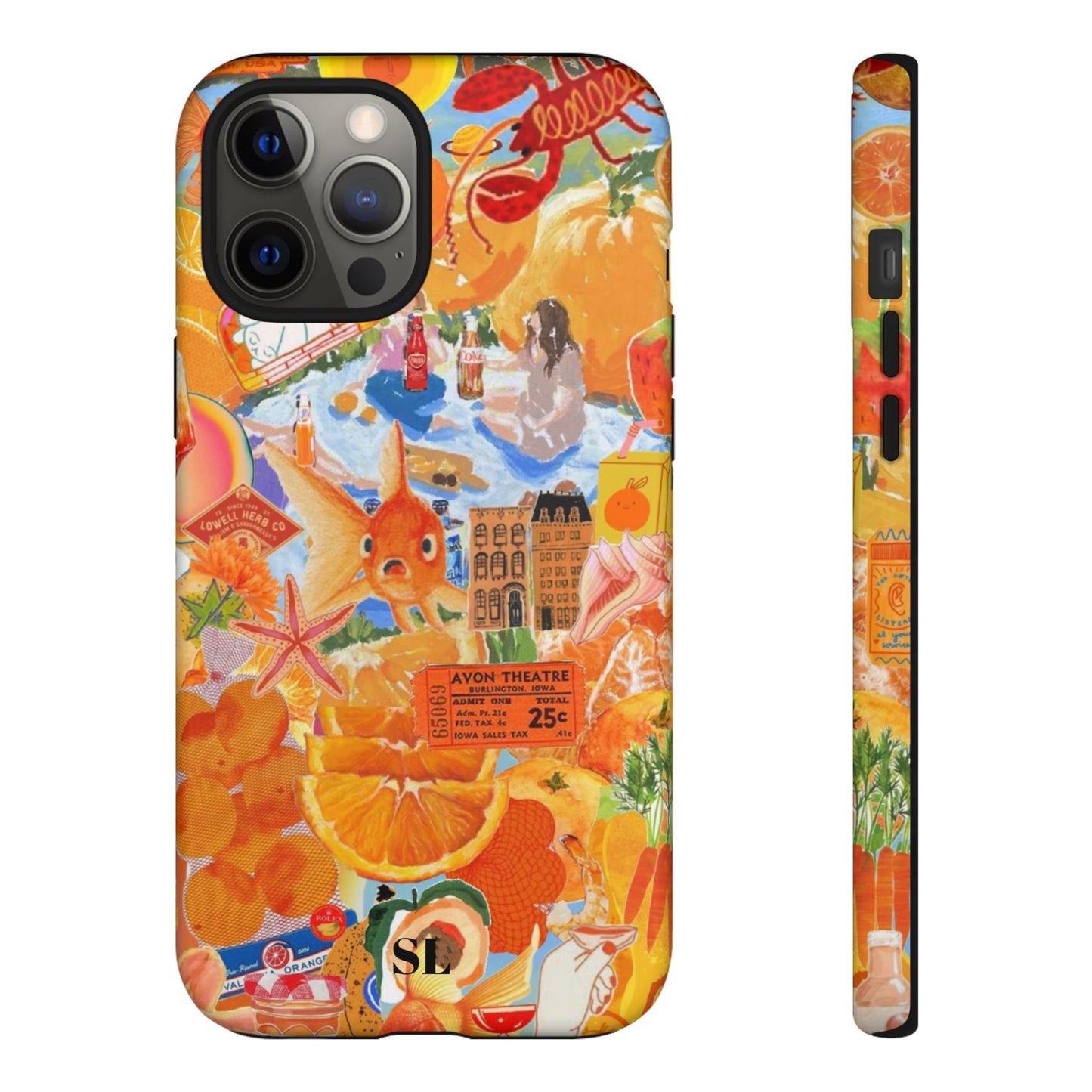 Orange Goldfish iPhone Case