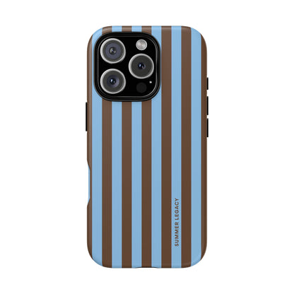 Mocha Stripe iPhone Case