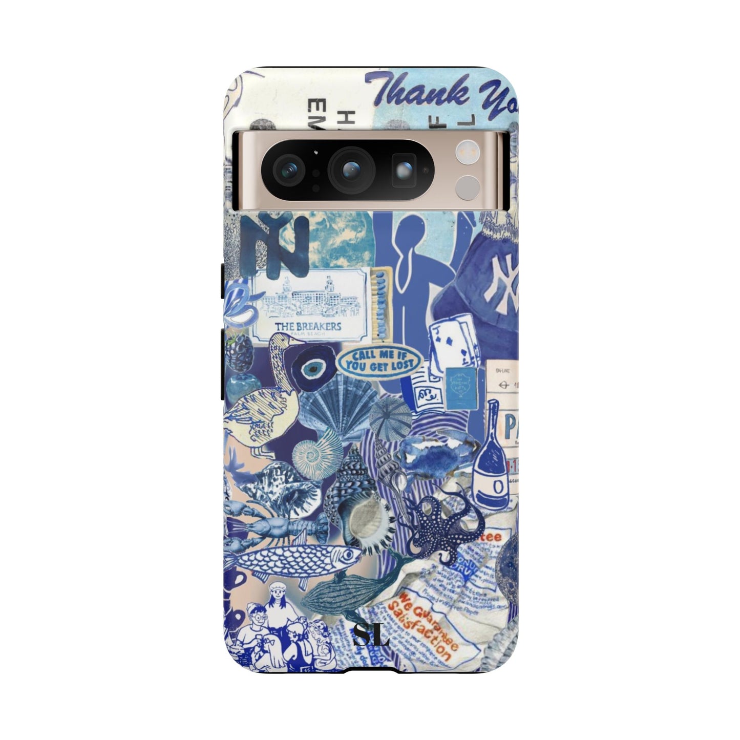 Blue Collage Google Pixel Case